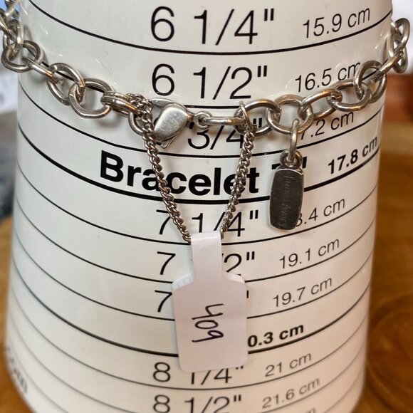 James Avery Forged Link Charm Bracelet, Size S, Sterling Silver - Picture 2 of 2